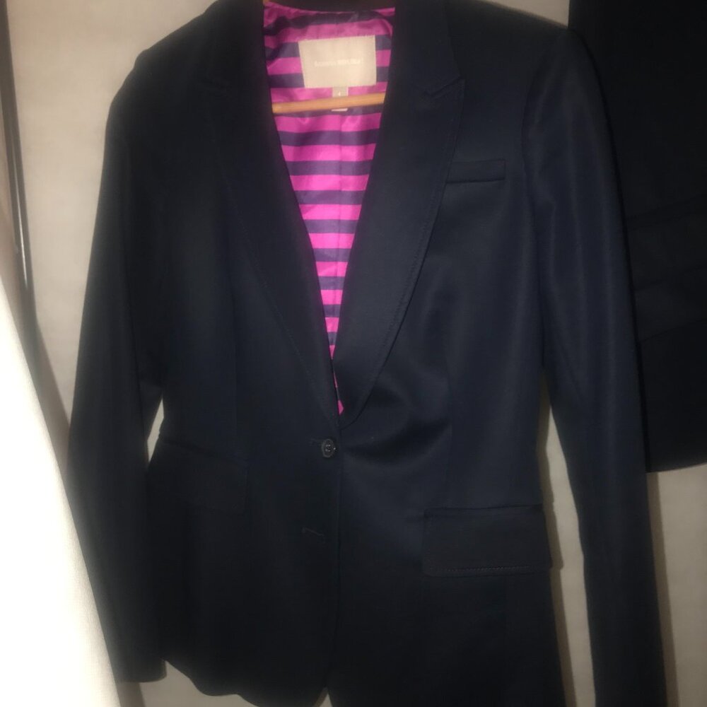 Banana Republic Navy Blue Pant Suit